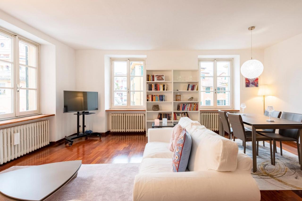 Cavour 9 Apartment 2B 2B 100Mq With Private Garage, In Center Of Rapallo, Wifi, Air Conditioned Luaran gambar